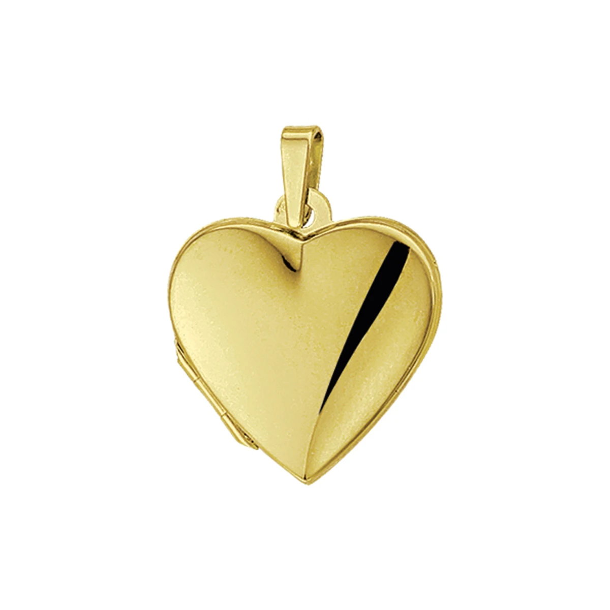 medaillon hart 14K geelgoud