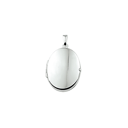 medaillon zilver gerhodineerd