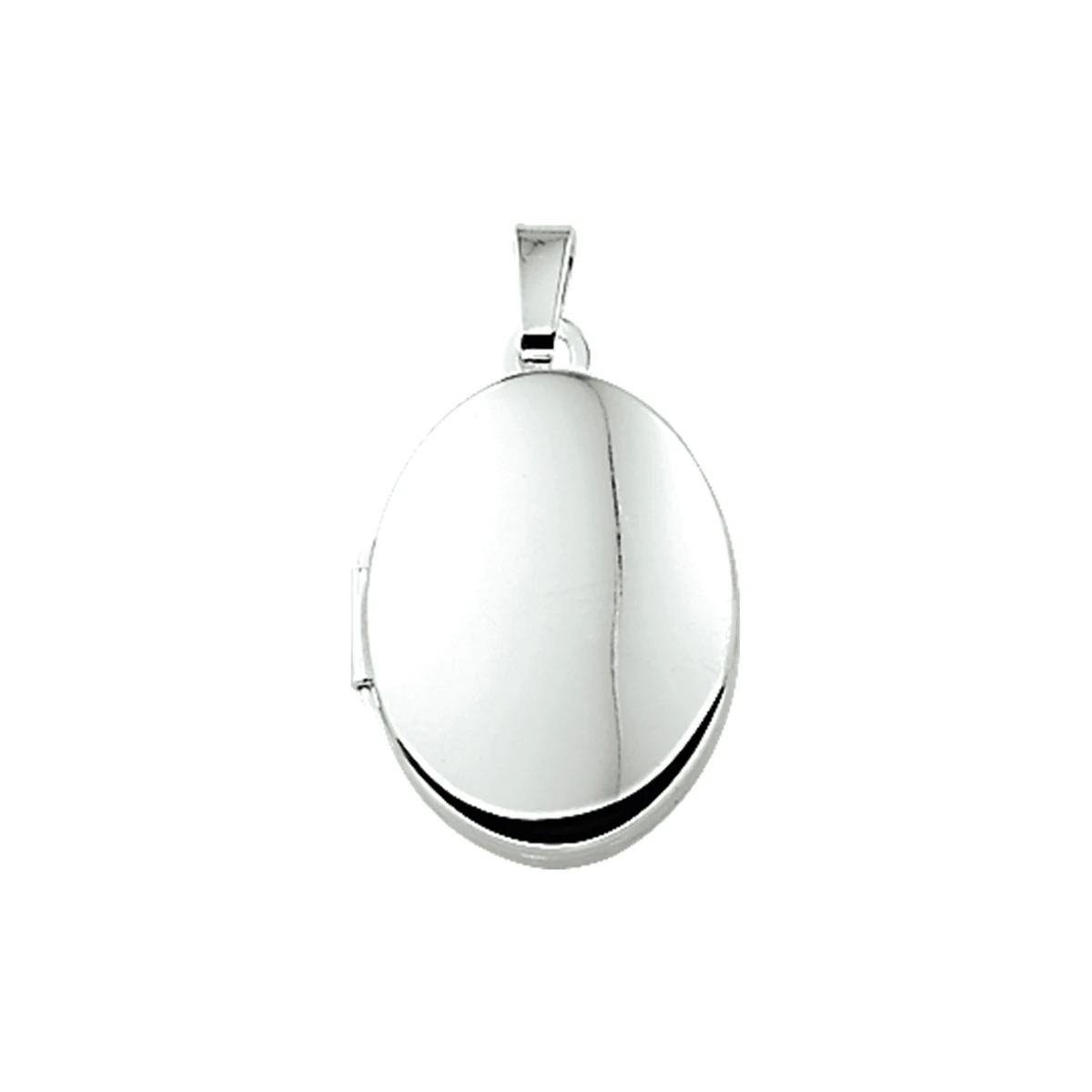 medaillon zilver wit