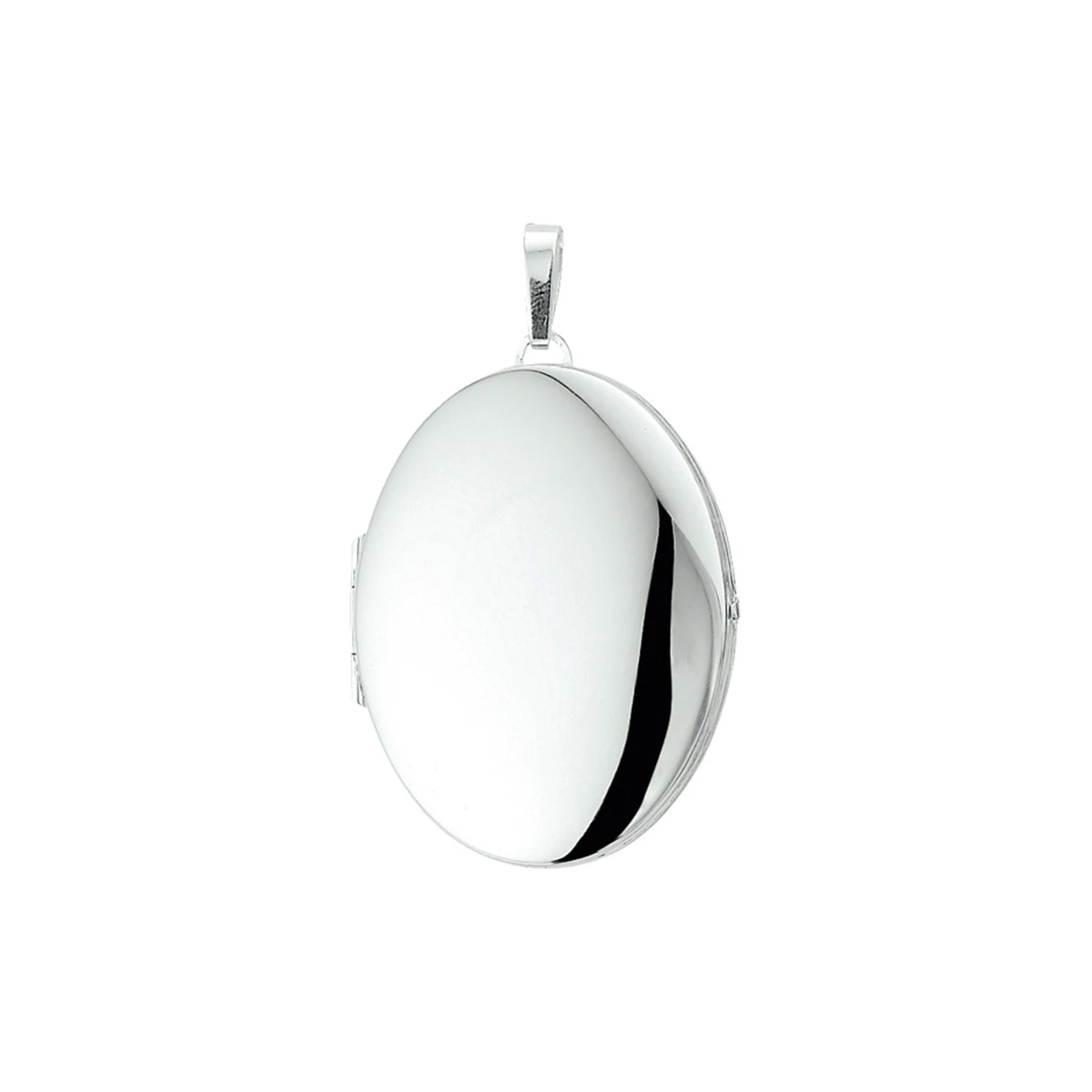 medaillon zilver wit