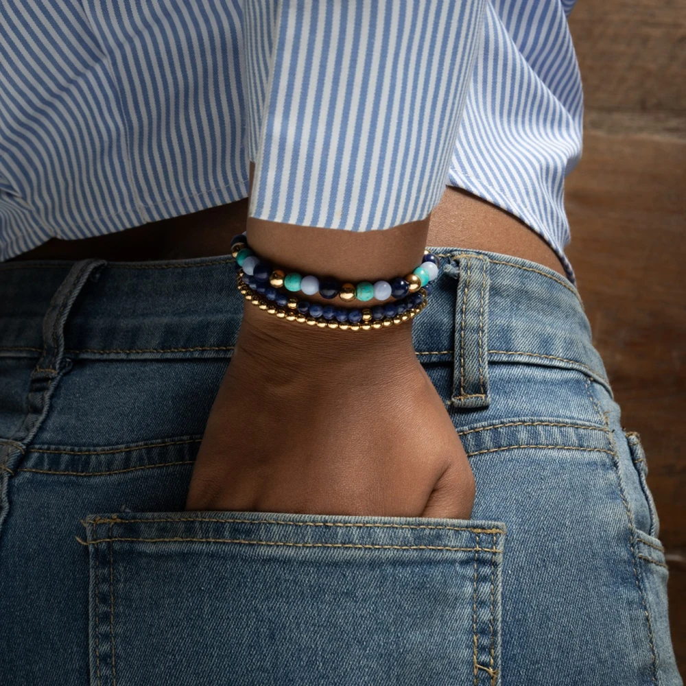 Midnight Blue gold-coloured - 4mm S