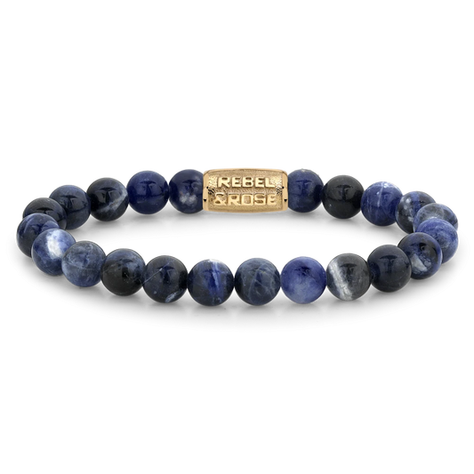 Midnight Blue gold-coloured - 8mm M --