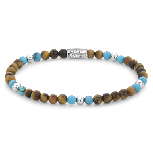 Mix Tiger Turquoise - 4mm M --