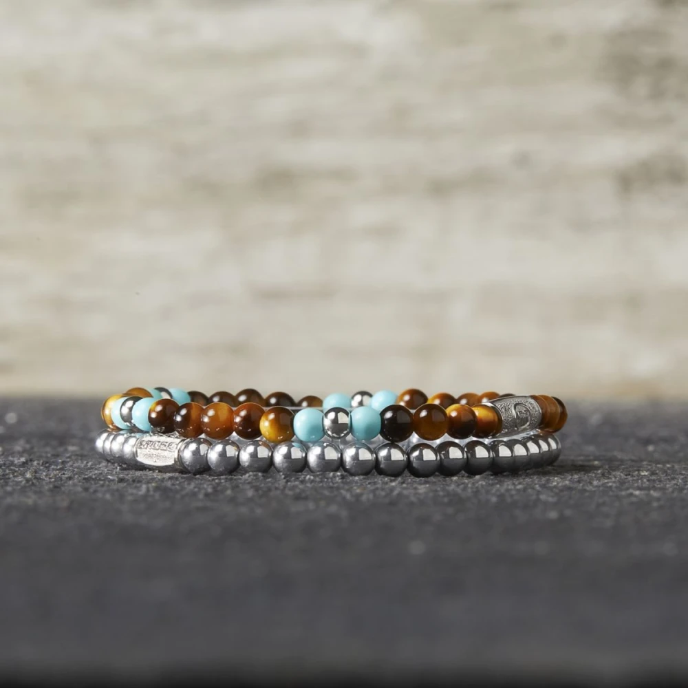 Mix Tiger Turquoise - 4mm M --