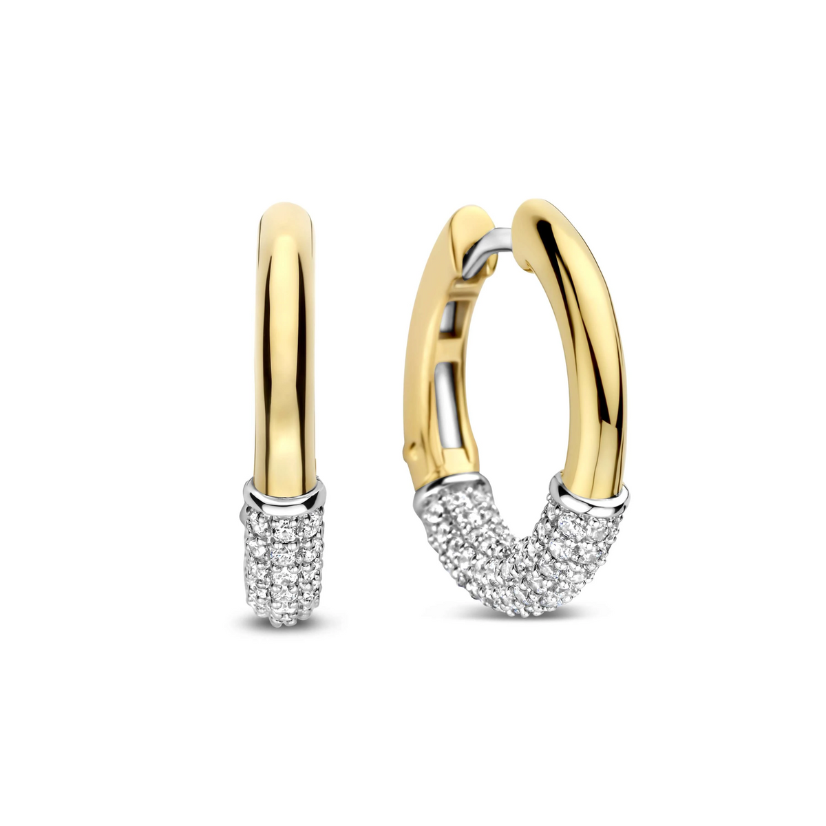 Modern Pavé Hoops