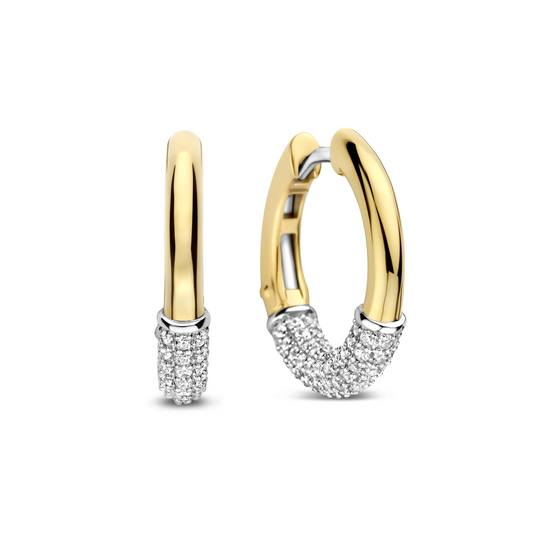 Modern Pavé Hoops
