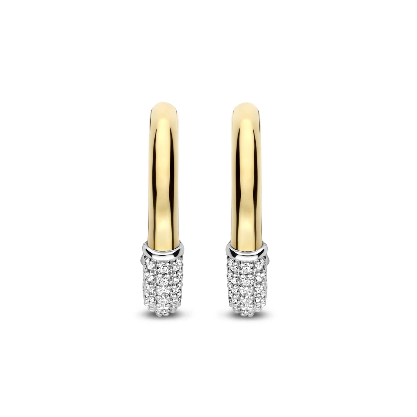 Modern Pavé Hoops