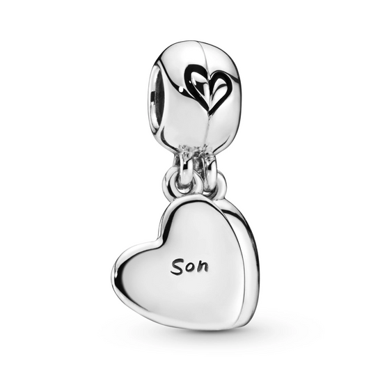 Moeder & Zoon Hart Deelbare Hangende Bedel