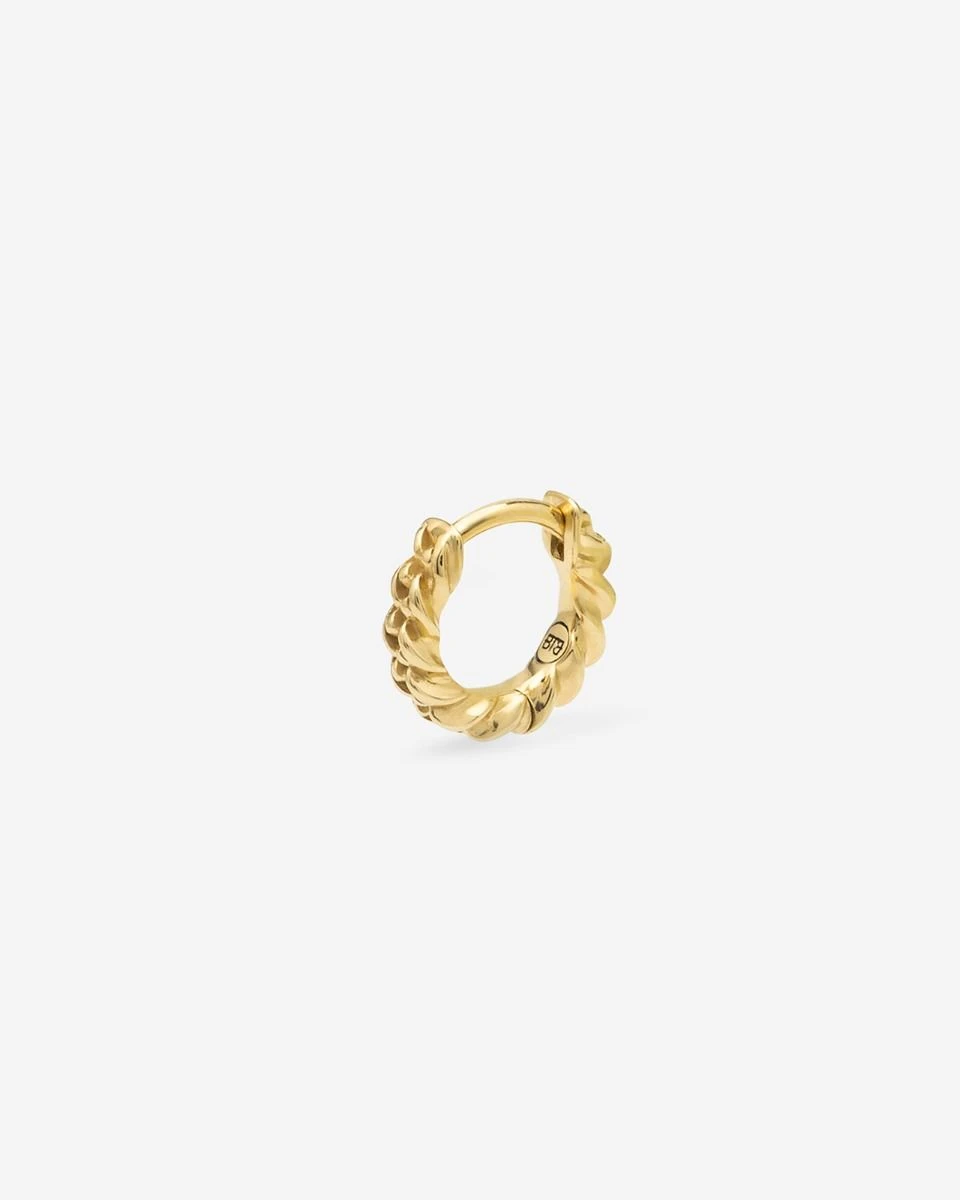 067GV one - Hoop Nathalie Gold Vermeil Single Piece