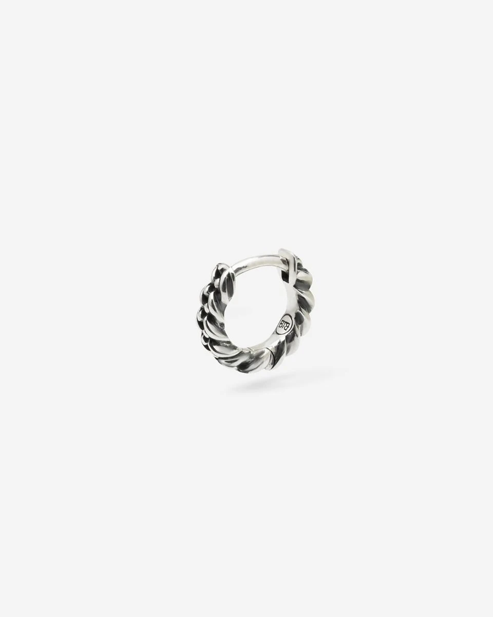 067 one - Hoop Nathalie Silver Single Piece