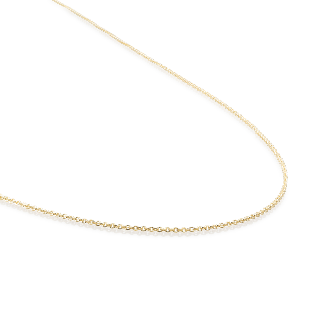 Necklace | Anchor chain gold plated - Silver - 42cm