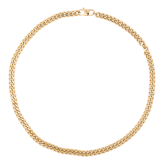 Necklace Gourmette Eight - Oro (50+10cm)