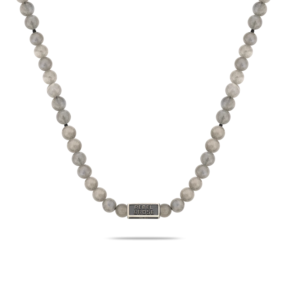 Necklace Grey Seduction - 6mm (70cm) --