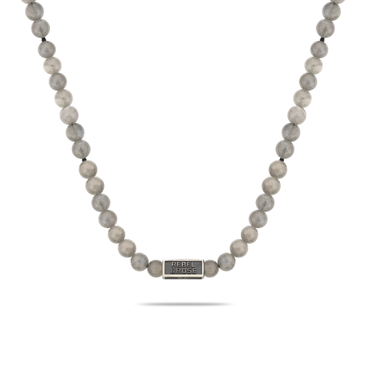 Necklace Grey Seduction - 6mm (70cm) --