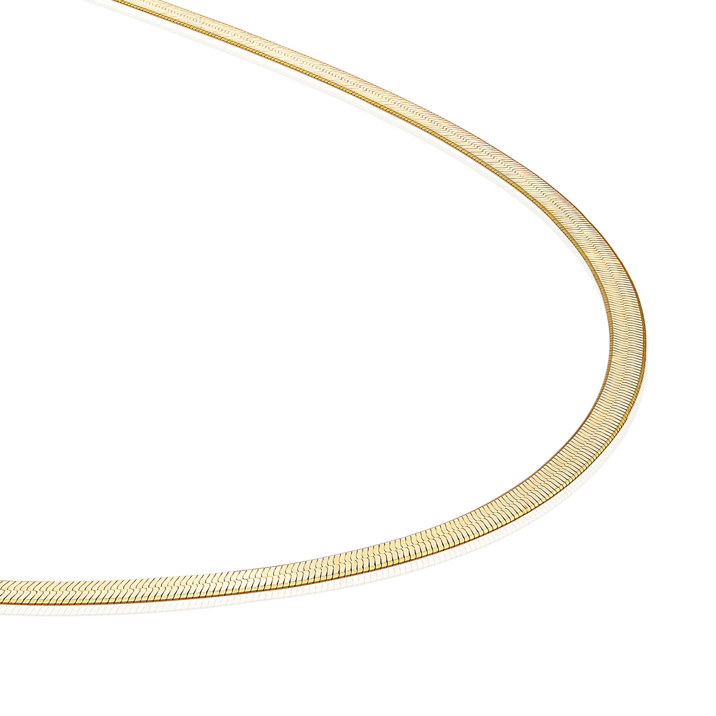 Necklace | Herringbone Necklace 50cm - Gold