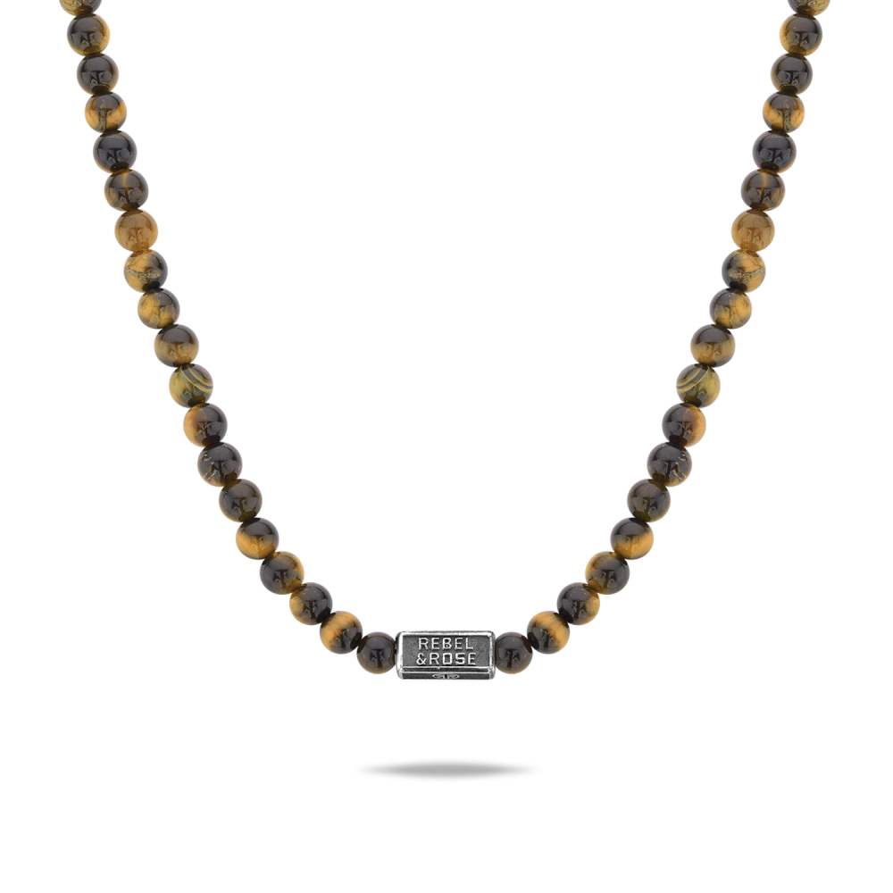 Necklace Tiger Lily - 6mm (70cm) --