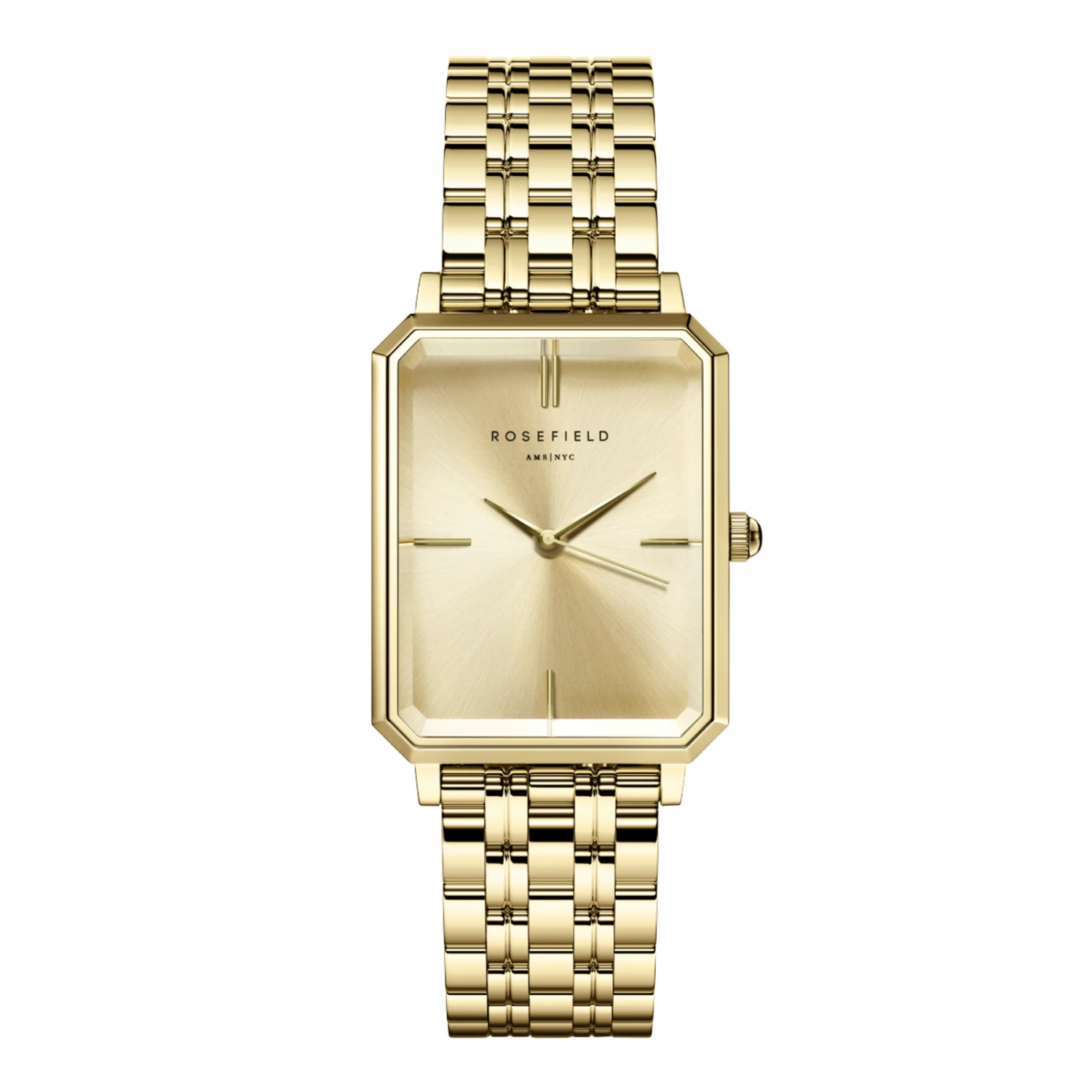 Octagon Champagne Steel Gold