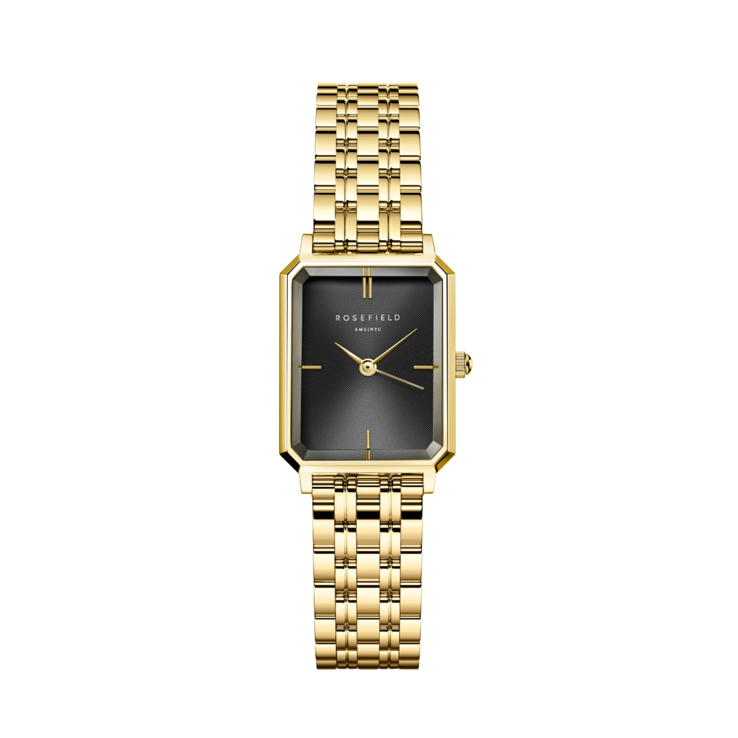 Octagon XS Black Sunray Steel Gold