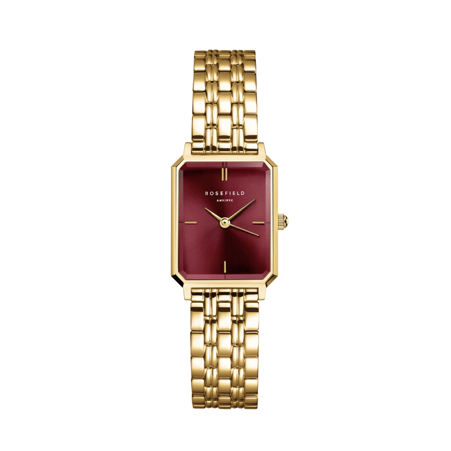 Octagon XS Burgundy Sunray Steel Gold