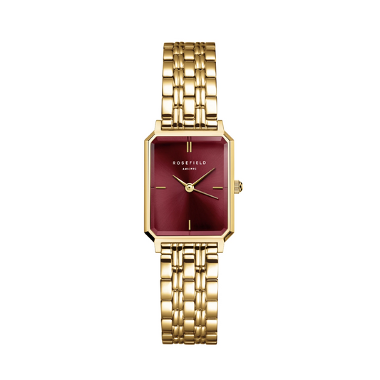 Octagon XS Burgundy Sunray Steel Gold