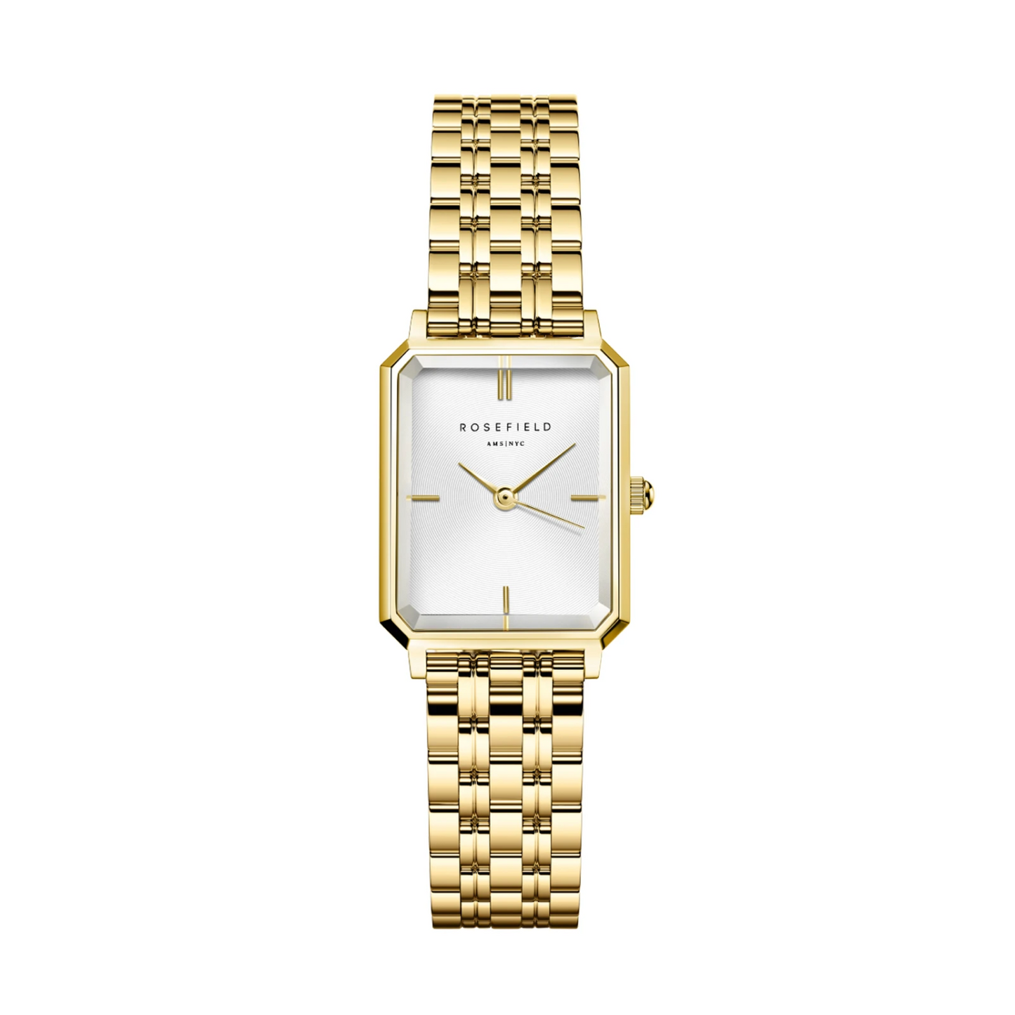 Octagon XS White Sunray Steel Gold