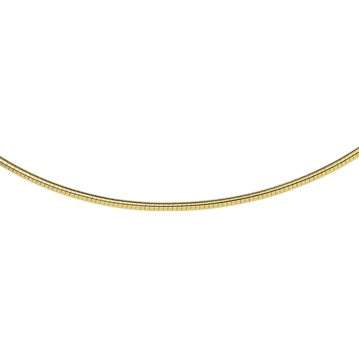 omega 1,5 mm rond doublé 10/000 (geel)
