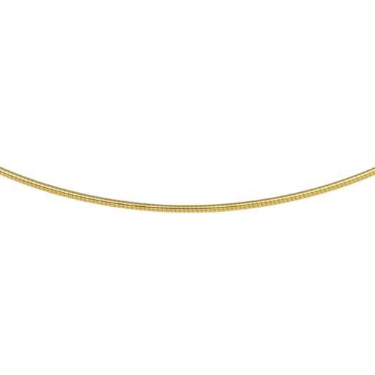 omega rond 1,25 mm 14K geelgoud