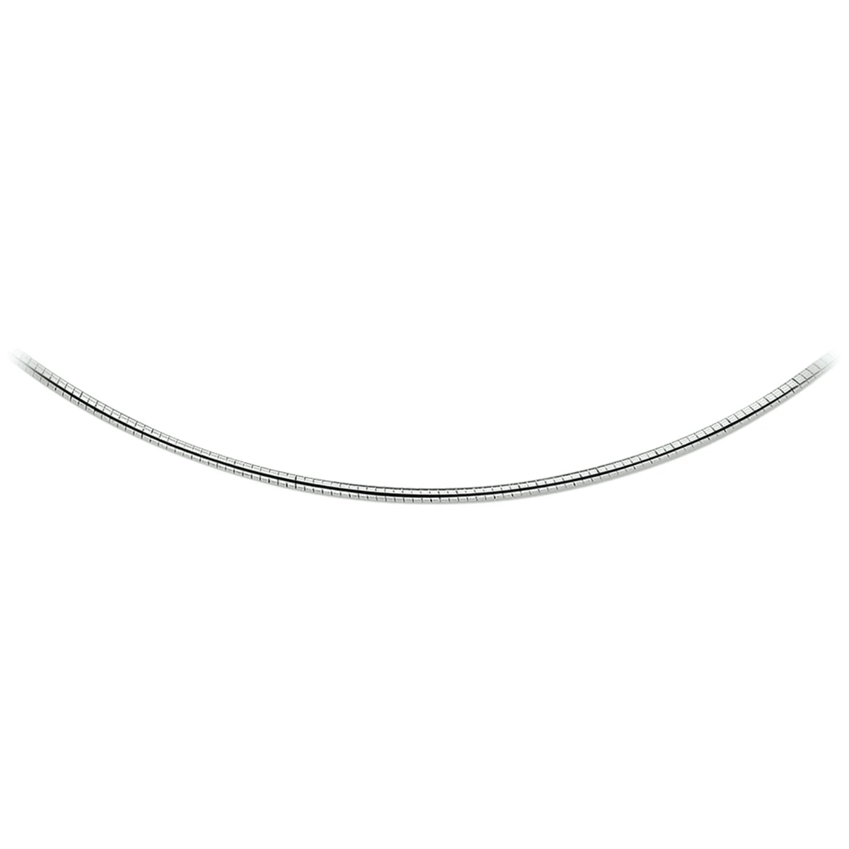 omega rond 1,75 mm zilver gerhodineerd