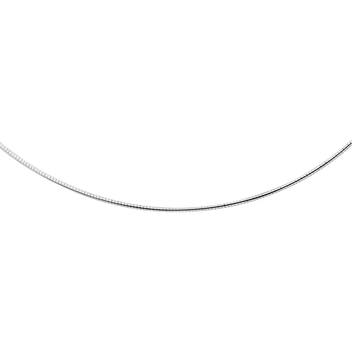 omega rond 2,0 mm zilver wit