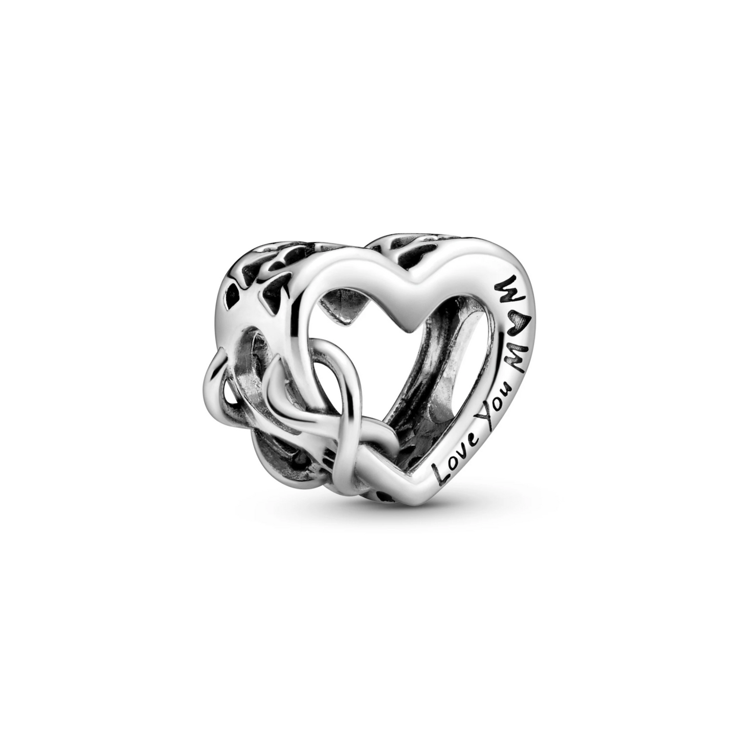 Oneindig Hart Bedel met Tekst 'Love You Mum'