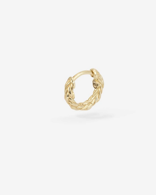 421GV one - Katja Earhoop Gold Vermeil Single Piece