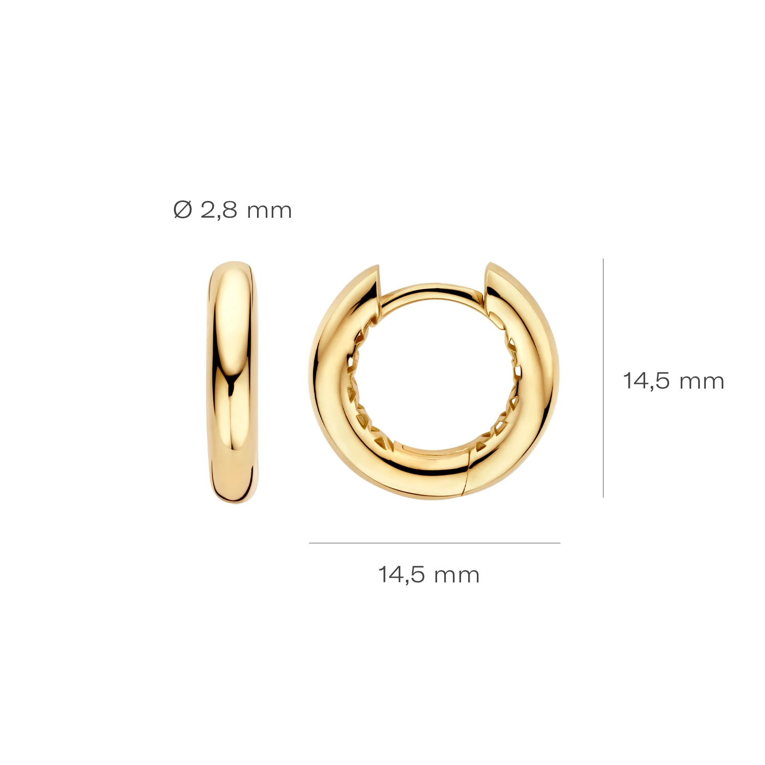 Oorbellen Geelgoud (14k)