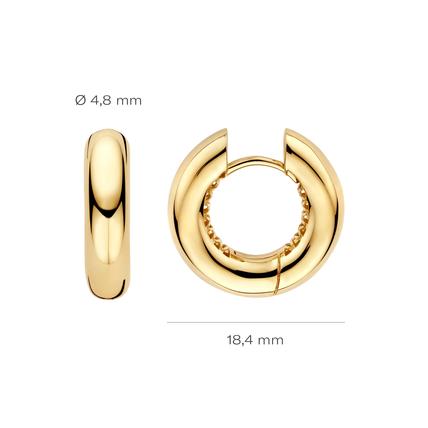 Oorbellen Geelgoud (14k)