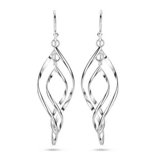 oorhangers franse haak zilver gerhodineerd