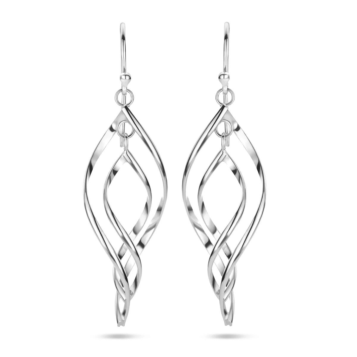 oorhangers franse haak zilver gerhodineerd