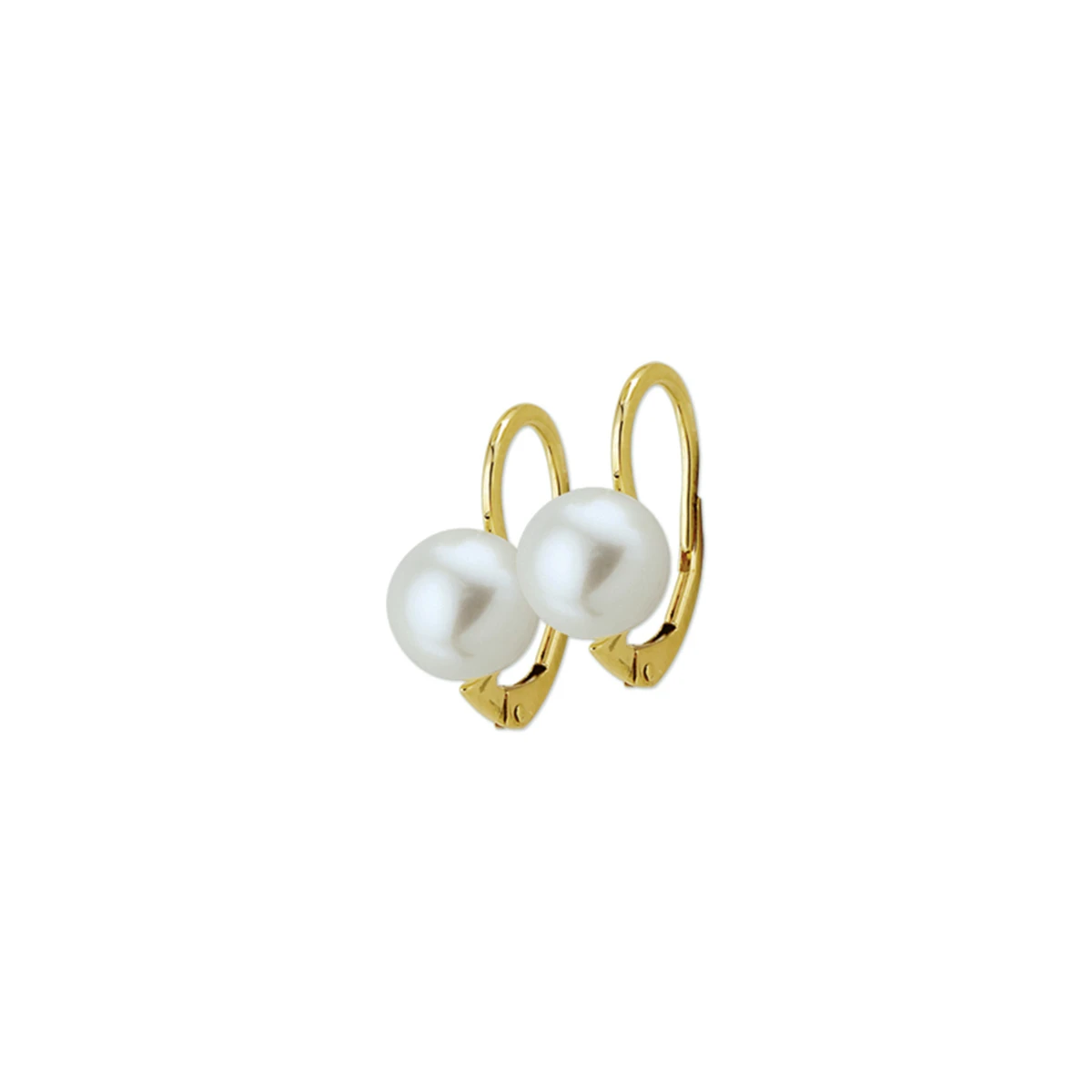 oorhangers parel brisur haak 14K geelgoud