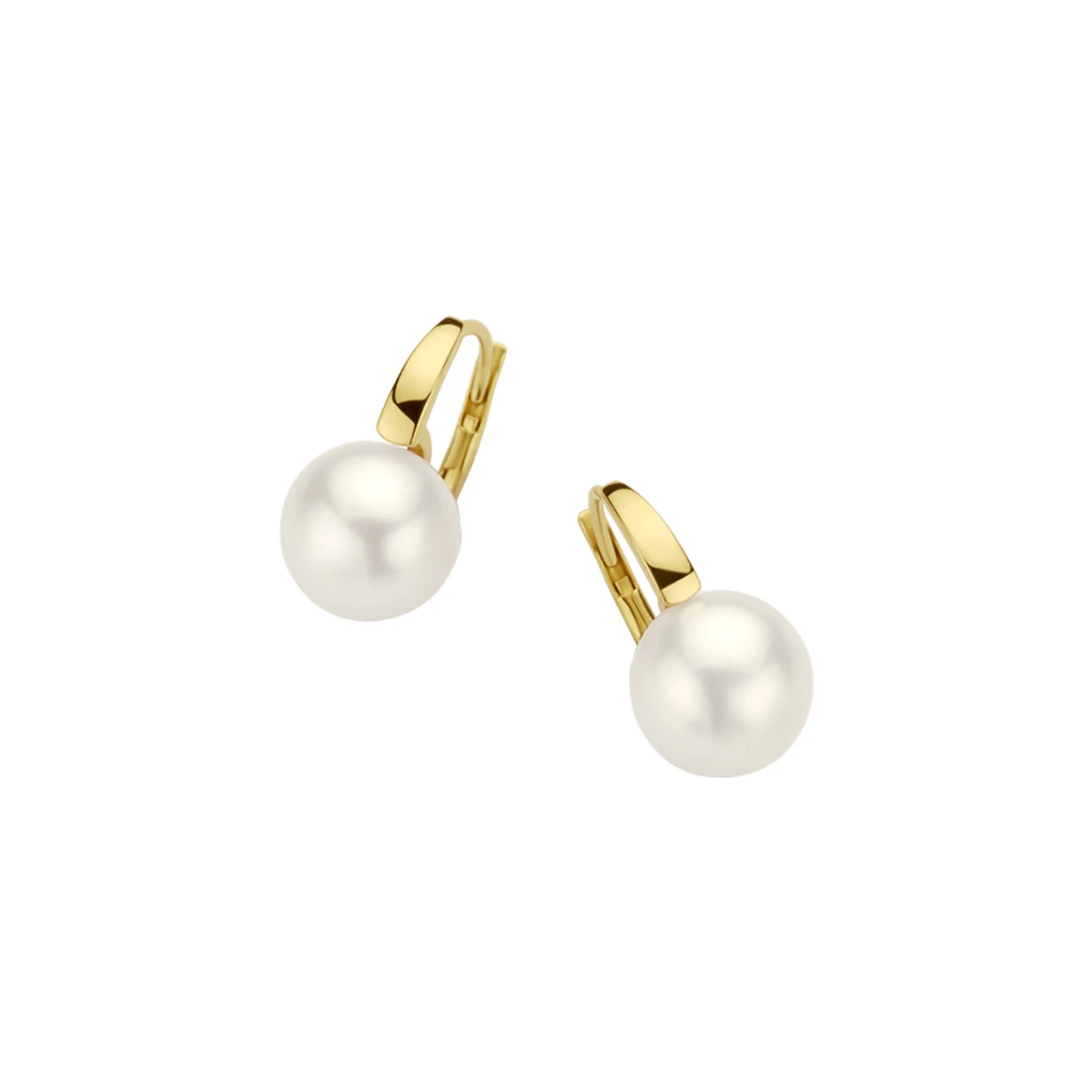 oorhangers parel brisur haak 14K geelgoud
