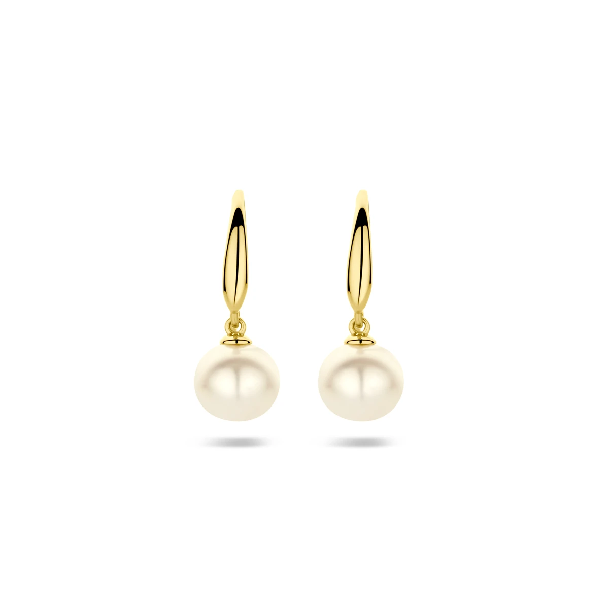 oorhangers parel franse haak 18 mm 14K geelgoud