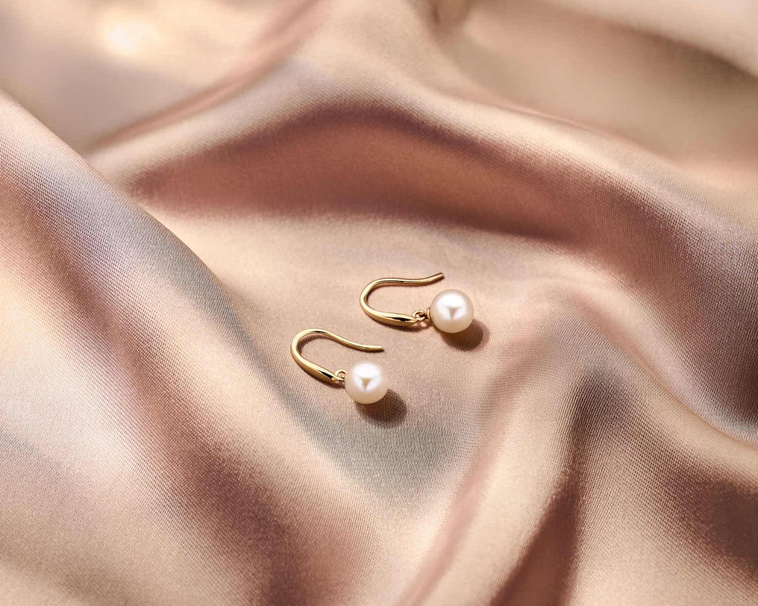 oorhangers parel franse haak 18 mm 14K geelgoud