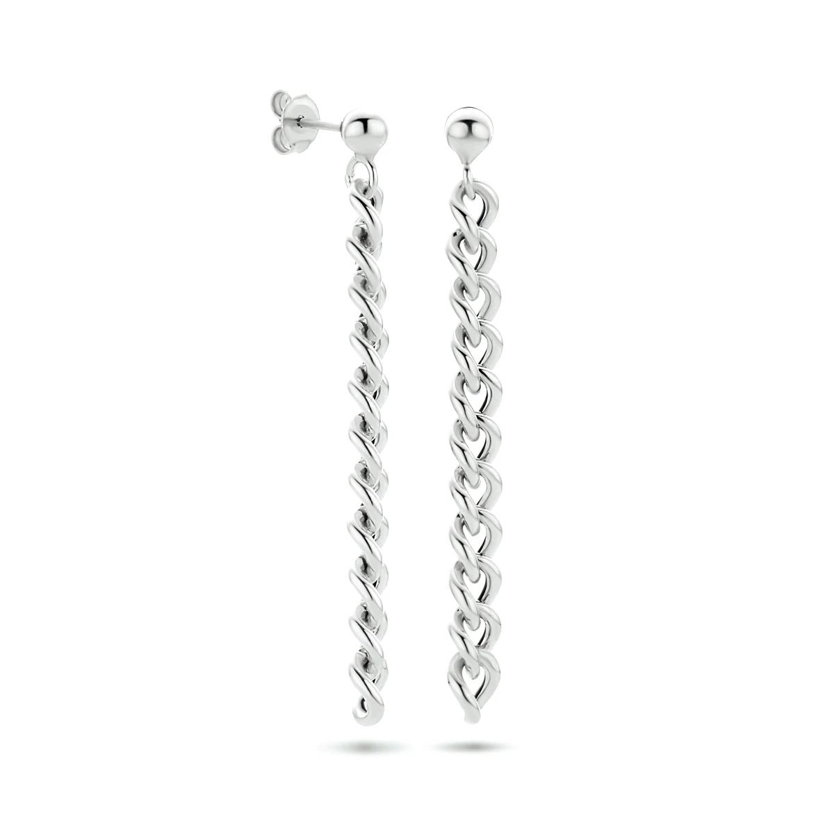 oorhangers schakel zilver gerhodineerd