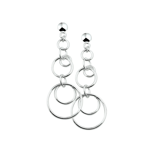 oorhangers zilver gerhodineerd