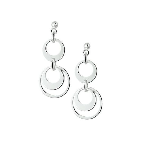 oorhangers zilver gerhodineerd