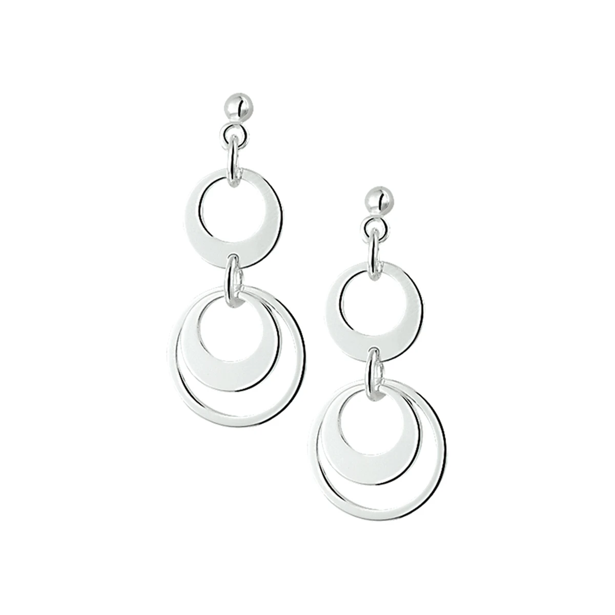 oorhangers zilver gerhodineerd