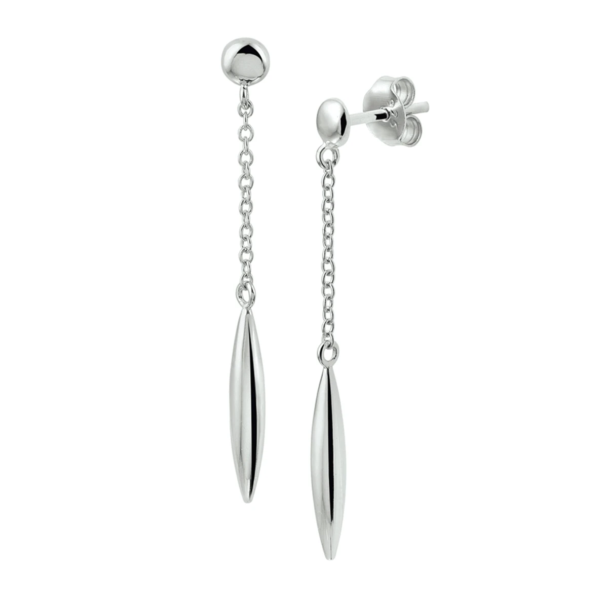 oorhangers zilver gerhodineerd
