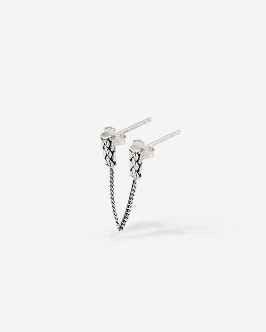 Oorknopje George Double Single Piece