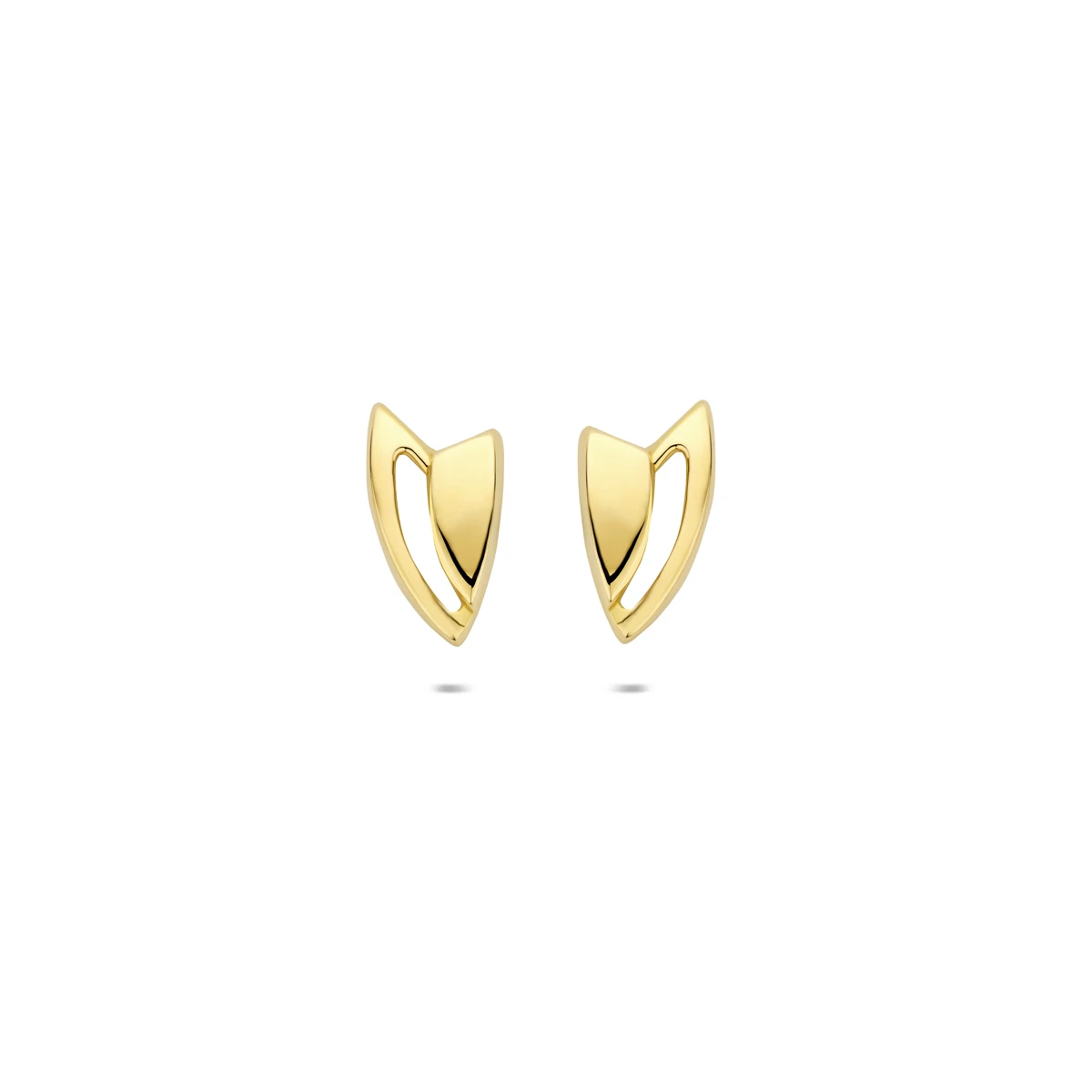 oorknoppen 10,3 mm 14K geelgoud
