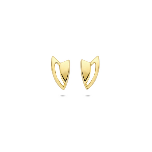 oorknoppen 10,3 mm 14K geelgoud