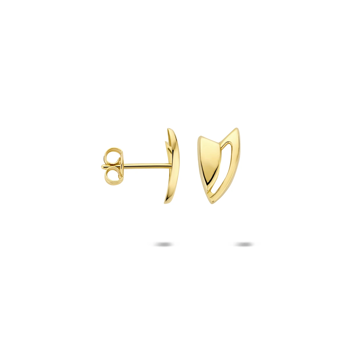 oorknoppen 10,3 mm 14K geelgoud
