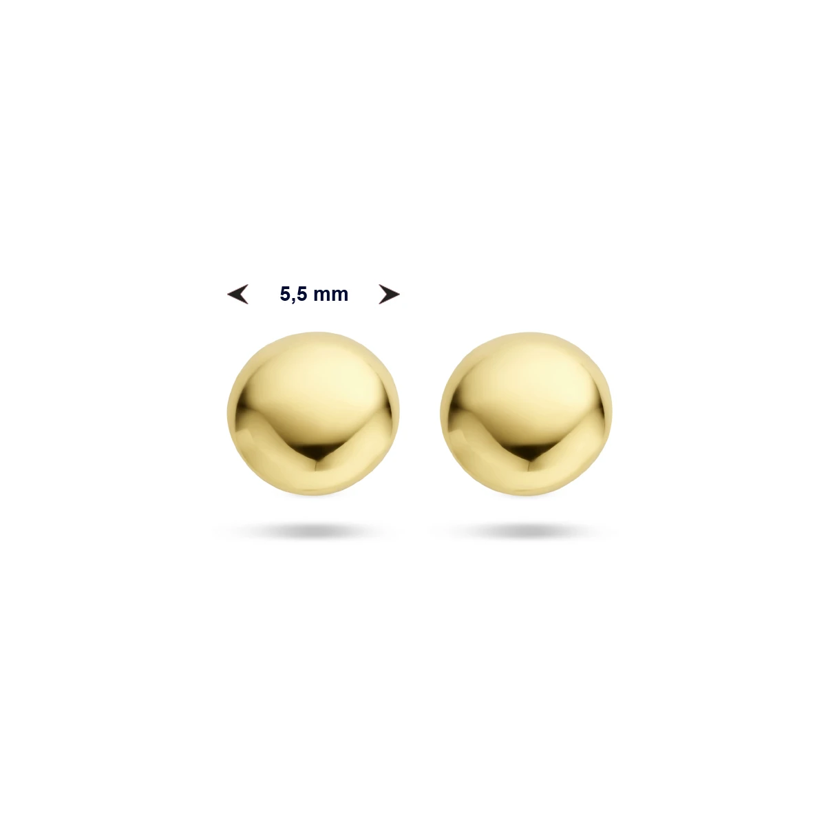 oorknoppen 14K geelgoud