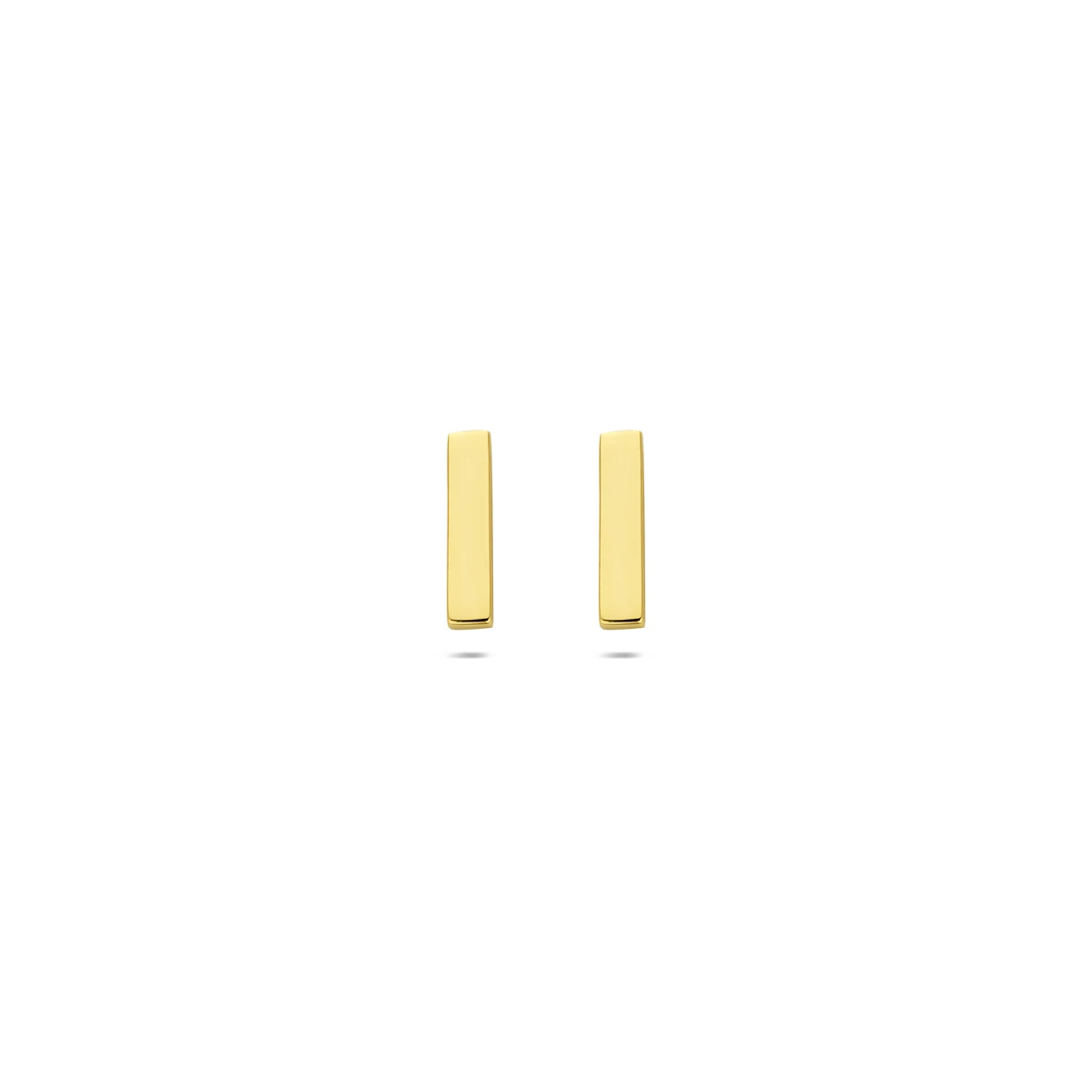 oorknoppen balkje 8,5 mm 14K geelgoud